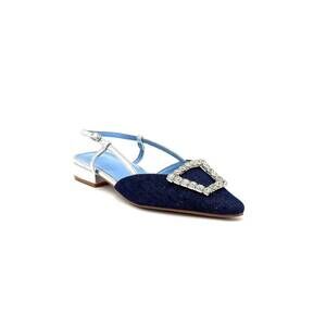 NEW EXE women's low-heeled slide sandals in sky blue